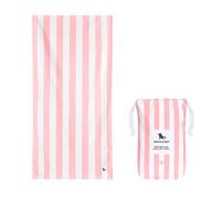 Dock & Bay Kid's Towel - For Beach Use - Quick Dry, Sand Free - Compact, Lightweight - 100% Recycled - Includes Bag - Cabana - Malibu Pink, Medium (130x70cm, 51x27)