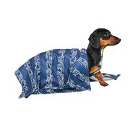 Dock & Bay Pet Towel - Super Absorbent & Quick Drying Dog Towels with Bag - 100% Recycled - Puppy Party, Large (120x70cm, 47x27)