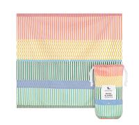 Dock & Bay Picnic Blanket - Quick Dry & Water Resistant - 100% Recycled Materials - Extra Large (240x170cm) - Stripe Up Your Life