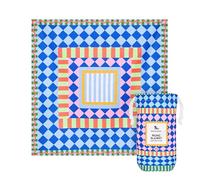 Dock & Bay Picnic Blanket - Quick Dry & Water Resistant - 100% Recycled Materials - Large (170x170cm) - Bright Side Up