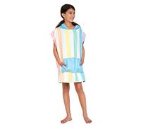 Dock & Bay Poncho with Hood - For Kids - Super Absorbent, Quick Dry - Includes Bag - Summer - Unicorn Waves, Extra Small (Age 2-4)