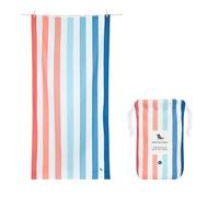 Dock & Bay Quick Drying Towel - for Sports & Gym - Compact, Lightweight - 100% Recycled - Includes Bag - Summer - Sand to Sea, Extra Large (200x90cm, 78x35)