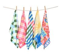Dock & Bay Tea Towels - Quick-Drying Dish Towels in Thick Waffle Fabric - Medium Size 75x45cm, 29x17 - Picky Bits - Set of 5