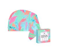 Dock & Bay Turban Hair Towel - For Home & the Beach - Super Absorbent, Quick Dry - Hot Tropics