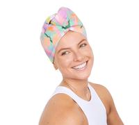 Dock & Bay Turban Hair Towel - For Home & the Beach - Super Absorbent, Quick Dry - Ibiza Glow