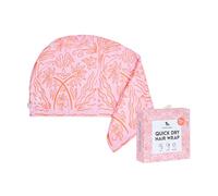 Dock & Bay Turban Hair Towel - For Home & the Beach - Super Absorbent, Quick Dry - Palm Peach