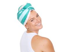 Dock & Bay Turban Hair Towel - For Home & the Beach - Super Absorbent, Quick Dry - Pastel Pier