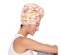 Dock & Bay Turban Hair Towel - For Home & the Beach - Super Absorbent, Quick Dry - Tiger Palm