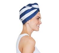 Dock & Bay Turban Hair Towel - For Home & the Beach - Super Absorbent, Quick Dry - Whitsunday Blue