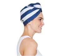 Dock & Bay Turban Hair Towel - For Home & the Beach - Super Absorbent, Quick Dry - Whitsunday Blue, One Size