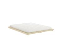 Dock Bed Frame 160x200 Clear Lacquered Pine