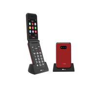 (Dock Charger, O2) TTfone TT760 Red 4G Big Button Mobile Phone