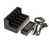 Dock Docking Station SATA For 5 HDD With Cloning USB3 5G Power Supply 6.5A