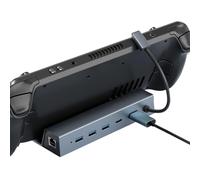 Dock For Game Console - 6-in-1 Data Transfer Accessories - USB C Hub for Game Console - For Kids Teens Travelers Traveling Gamers Student Room Living Room Bedroom Study Holiday Hotel
