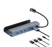 Dock Hub - 1x1cm 6-in-1Console Mirroring Station, Function Expansion Port, Compact Sturdy Design | Game Console Hub For Gamers Teens Kids Adults Travel Home Dorm Bedroom Living Room Stud