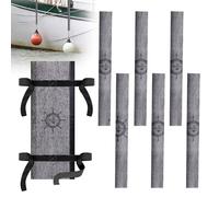 Dock Line Chafe Guards - Heavy Duty Marine Rope Protectors | UV Resistant, Anti-Squeak Boat Dock Bumper Guards | Removable Line Sleeves for Docking, Mooring & Boat Fender Protection (6 Pack)