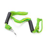 Dock Line Elastic Stretchable Shock-Absorbing Green Boat Rope with D-Shape Buckle for Dock Boat Kayak Mooring