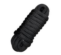 Dock Line Rope - 5/8 Inch x 15FT Heavy Nylon Weave, Elastic Shock Absorbing Construction, Ensures Steady Grip in Rough Waters, Weather-Resistant Cord for Boats Yachts Skis | Mooring Line for