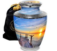 Dock of the Bay Decorative Urns for Ashes - Cremation Urns for Human Ashes Adult - Cremation Urns for Adult Ashes Large