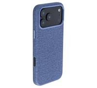 Dockem Faux Leather Case for iPhone 17 Pro Max Compatible with MagSafe, with Capacitive Camera Control Button (MSVL, Blue)