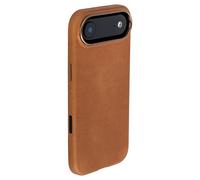 Dockem Genuine Leather Case for iPhone 17 Air Compatible with MagSafe, with Capacitive Camera Control Button (MSGL, Light Brown)