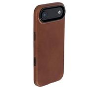 Dockem Genuine Leather Case for iPhone 17 Air Compatible with MagSafe, with Capacitive Camera Control Button (MSGL, Brown)
