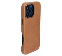 Dockem Genuine Leather Case V2 for iPhone 16 Pro Max with Full Camera Control Cutout, Compatible with MagSafe (MSGL, Light Brown)