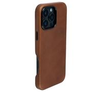Dockem Genuine Leather Case V2 for iPhone 16 Pro Max with Full Camera Control Cutout, Compatible with MagSafe (MSGL, Brown)