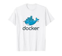Docker logo container Linux DevOps programming coding T-Shirt