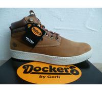 Dockers Boots Lace-up Winter Boots Brown Leather 45FZ001 NEW