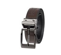 Dockers Boy’s Big Reversible Two-In-One Dress and Casual Belts, Black/Brown Feather, XL