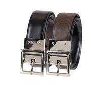 DOCKERS Boy’s Big Reversible Two-In-One Dress and Casual Belts, Black/Brown, L