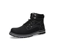 Dockers by Gerli Men's Classic Ankle Boots, Men's Ankle Boots, Interchangeable Footbed, Black 100, 12.5 UK