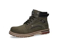 Dockers by Gerli Men's Classic Ankle Boots, Men's Ankle Boots, Interchangeable Footbed, Olive 840, 9 UK