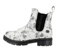 Dockers by Gerli Women's 45pn209 Chelsea Boot, White Black, 4.5 UK