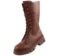 Dockers by Gerli Women's 49pu213 Mid Calf Boot, Brown, 6 UK