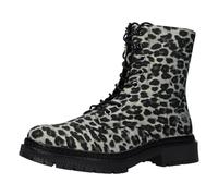 Dockers by Gerli Women's Classic Ankle Boots, Women's Ankle Boots, Interchangeable Footbed, Black Grey, 6 UK