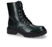 Dockers by Gerli Women's Classic Ankle Boots, Women's Ankle Boots, Interchangeable Footbed, Dark Green Black 821, 8 UK