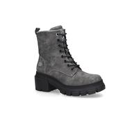 Dockers by Gerli Women's Classic Ankle Boots, Women's Ankle Boots, Interchangeable Footbed, Warm Lined, Dark grey black 221, 8.5 UK