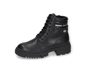 Dockers by Gerli Women's Combat Boots, Women's Ankle Boots, Warm Lined, Black 100, 5 UK