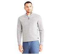 Dockers Men's 1/4 Zip Pullover Sweater, Smokestack Heather, L UK