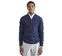 Dockers Men's 1/4 Zip Sweater Sweatshirt, Blazer Navy, M UK