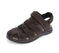 Dockers Men's Byrd Fisherman Sandal, Dark Brown/Black, 9.5 UK