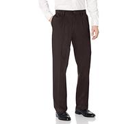 Dockers Men's Classic Fit Easy Khaki Pants-Pleated (Standard and Big & Tall) Casual, Coffee Bean, 42W x 32L