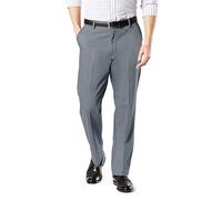 DOCKERS Men's Classic Fit Signature Khaki Lux Cotton Stretch Pants, Burma Grey, 38W x 30L