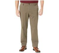 Dockers Men's Classic Fit Workday Khaki Smart 360 Flex Pants (Standard and Big & Tall) Casual, Dark Pebble, 48W x 32L