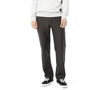 Dockers Mens Comfort Knit Chino Straight Fit Smart 360 Knit Pants (Regular and Big & Tall), Steelhead (Waterless), 40W / 30L