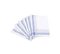 Dockers Men's Cotton Handkerchiefs Gift Set Fashion and Classic - white - 6 Piece