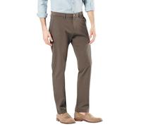 Dockers Men's Crafted Khaki Slim Taper Pants, Chocolate Chip, 28 W/32 L