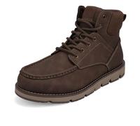 DOCKERS Mens Derrick Rugged Casual Lace-Up Chukka Boots, Dark Brown/Brown, 7.5